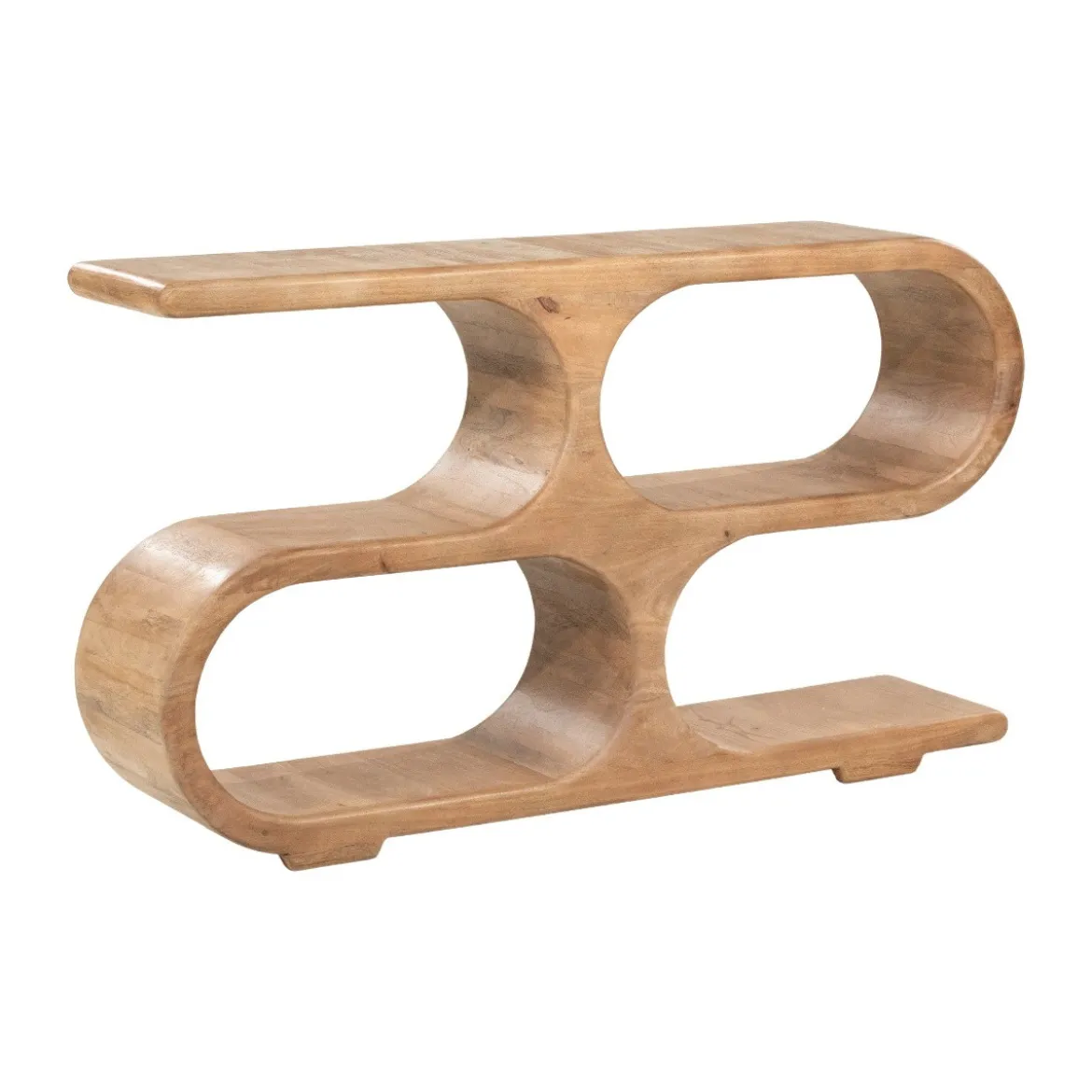Open kast van mango hout laag - By-Boo Esu