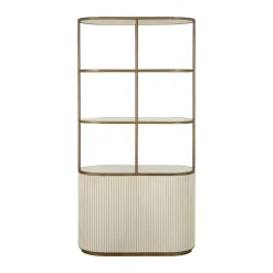 Open wandkast beige goud - Richmond Interiors Tivoli