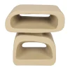 Organische bijzettafel beige - Zuiver Eddy