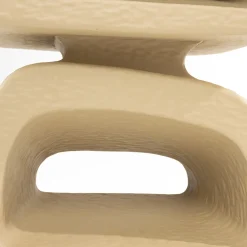 Organische bijzettafel beige - Zuiver Eddy