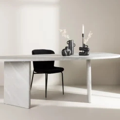 Organische eettafel groot wit - Lavis Gronvik
