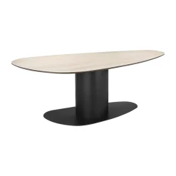 Organische eettafel travertine - Richmond Interiors Ritz