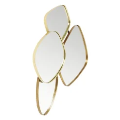 Organische retro spiegel goud - Kare Design Shapes