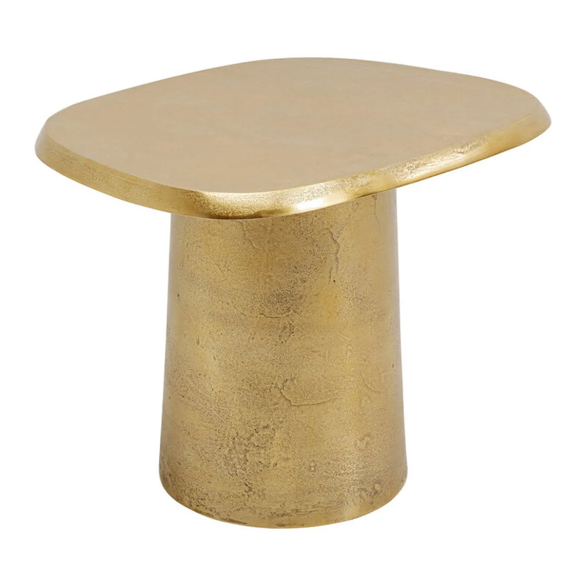 Organische salontafel aluminium goud - Kare Design Bossy Organic