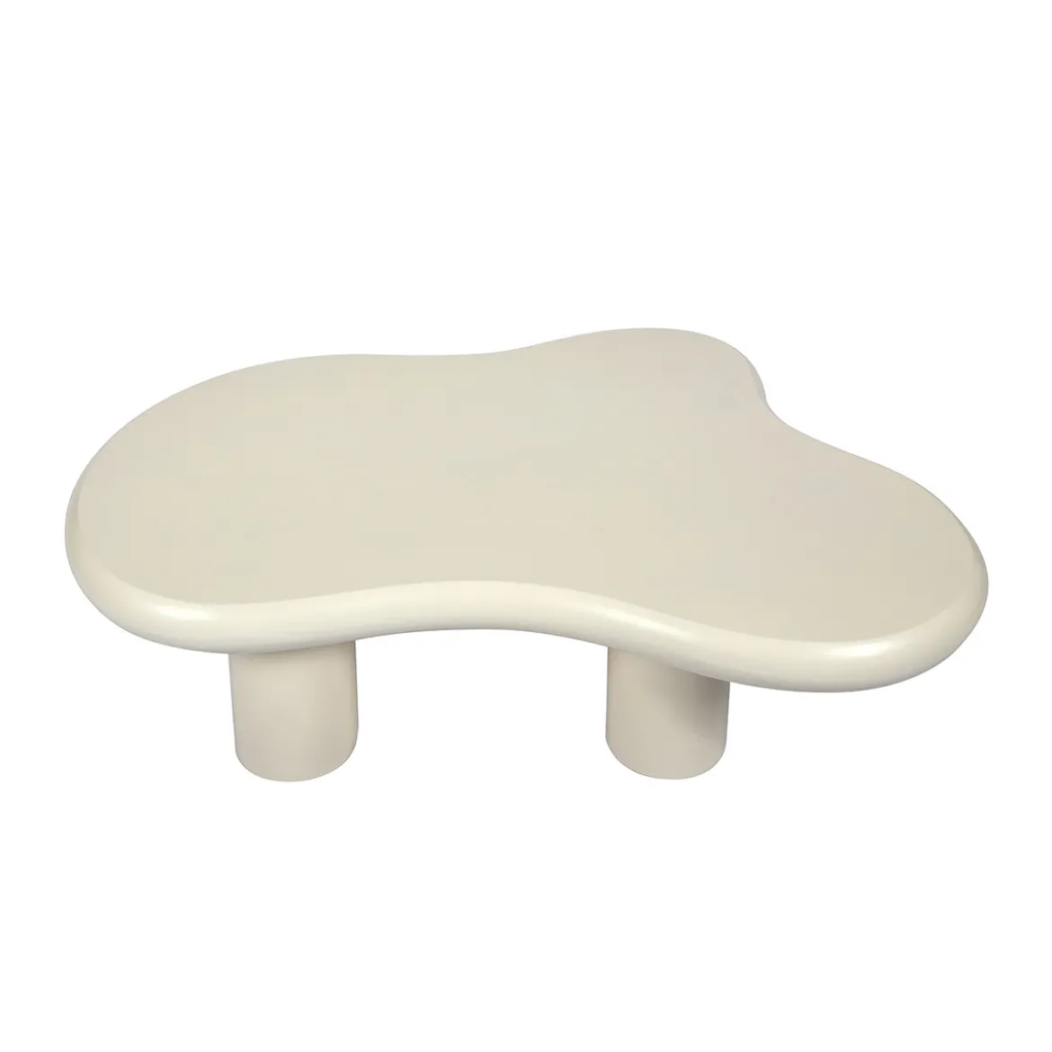 Organische salontafel creme wit - Bodio Cloud