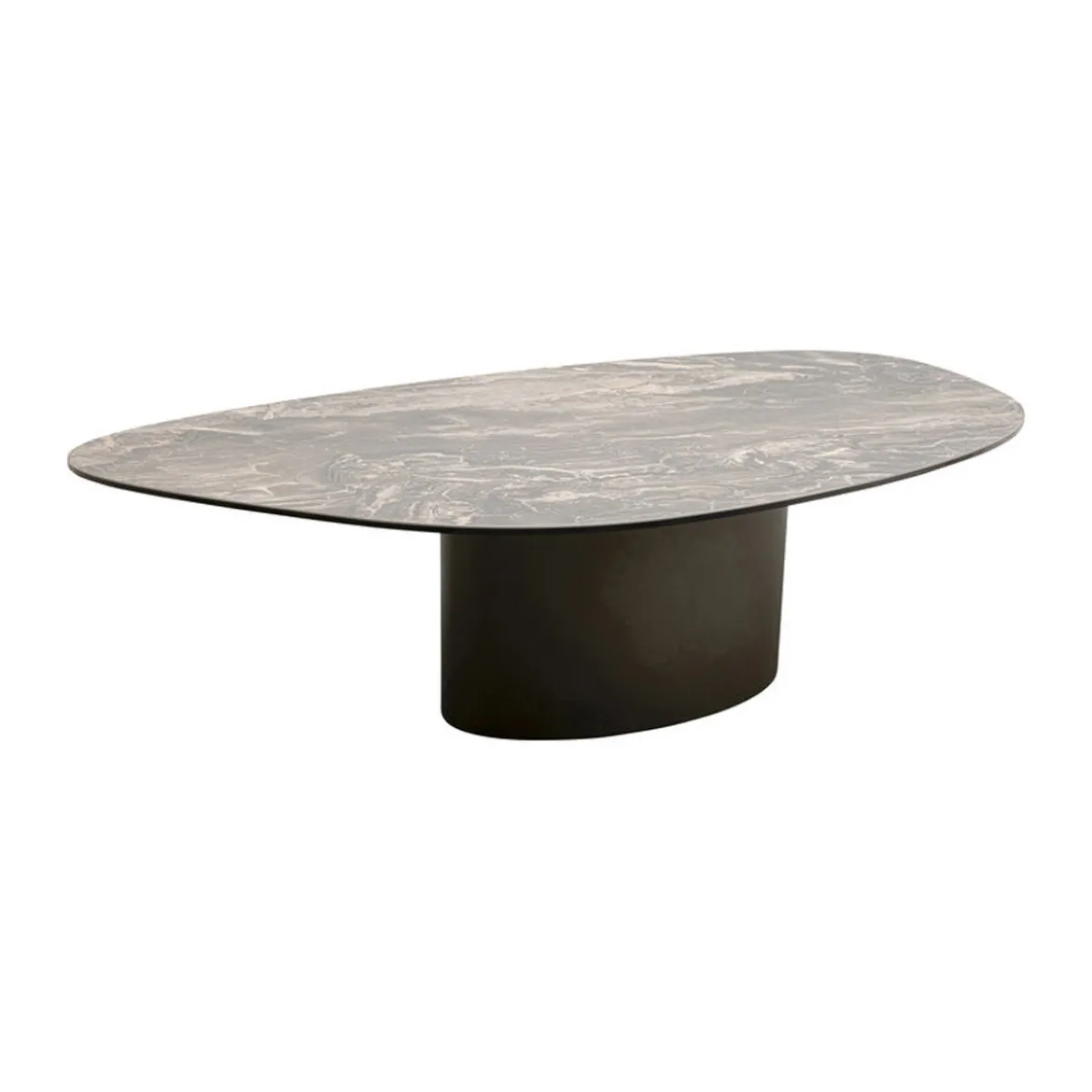 Organische salontafel keramiek - Kare Design Paso