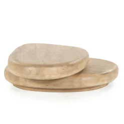 Organische salontafel met plateau - By-Boo Kabo
