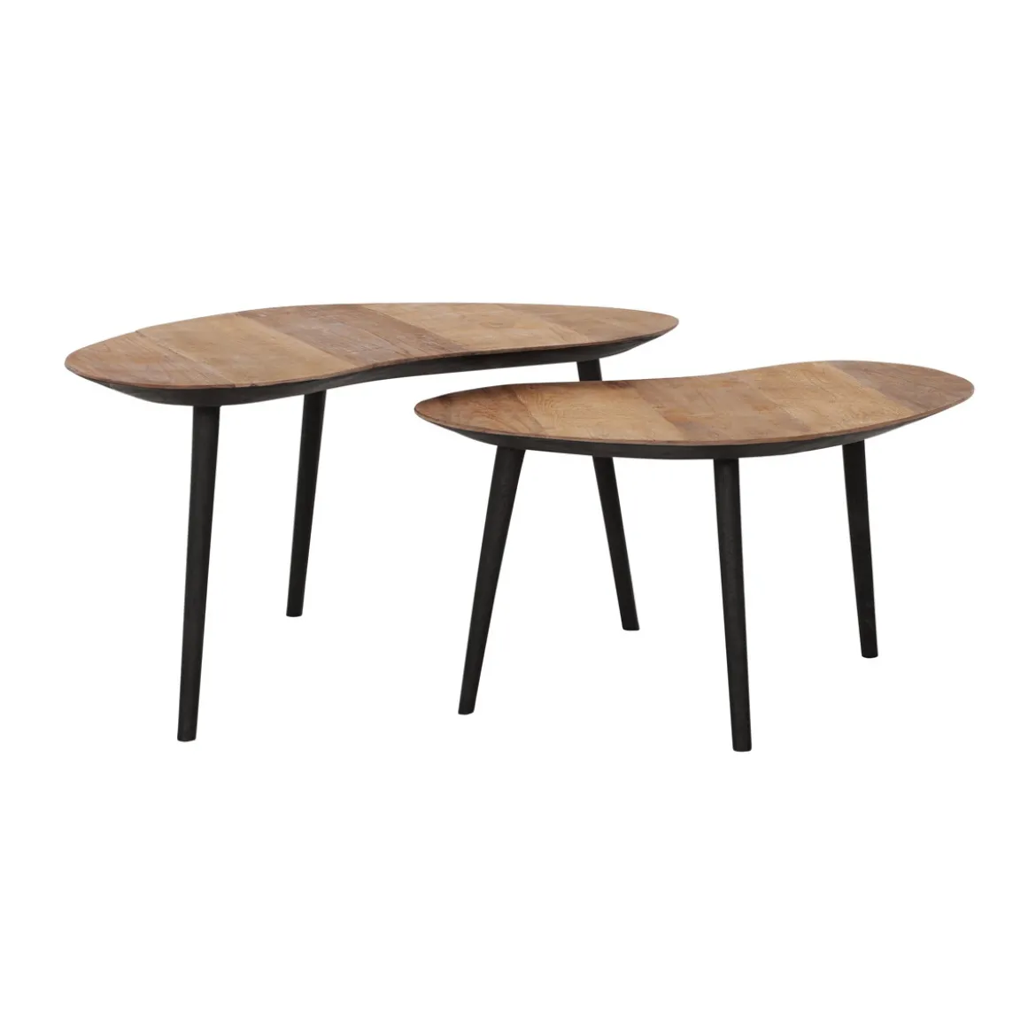 Organische salontafel set teak - DTP Home Organus