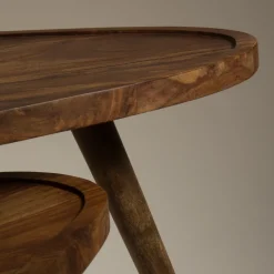 Organische salontafel sheesham hout - Dutchbone Sham