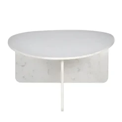 Organische salontafel wit marmer - Richmond Interiors Brandon