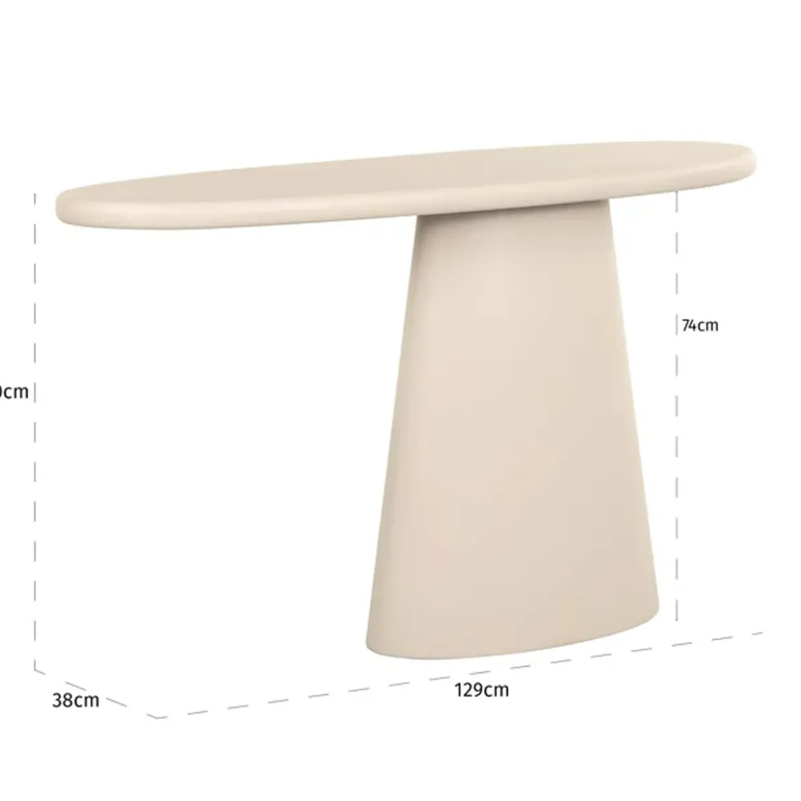 Organische sidetable beige - Richmond Interiors Clayton
