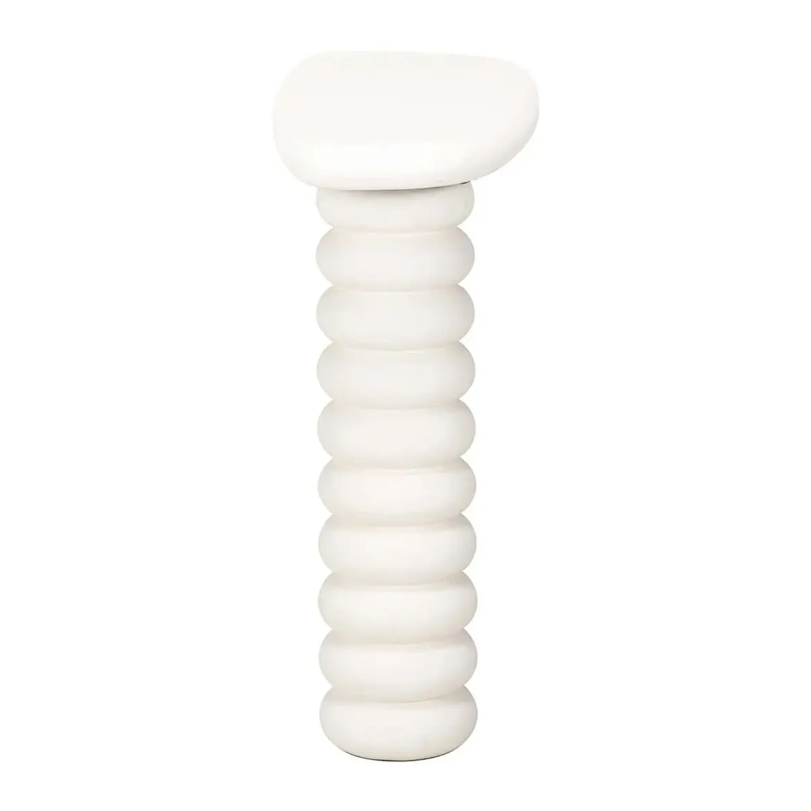 Organische sidetable wit - Richmond Interiors Bloomstone