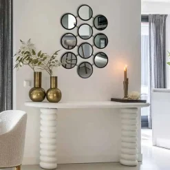 Organische sidetable wit - Richmond Interiors Bloomstone