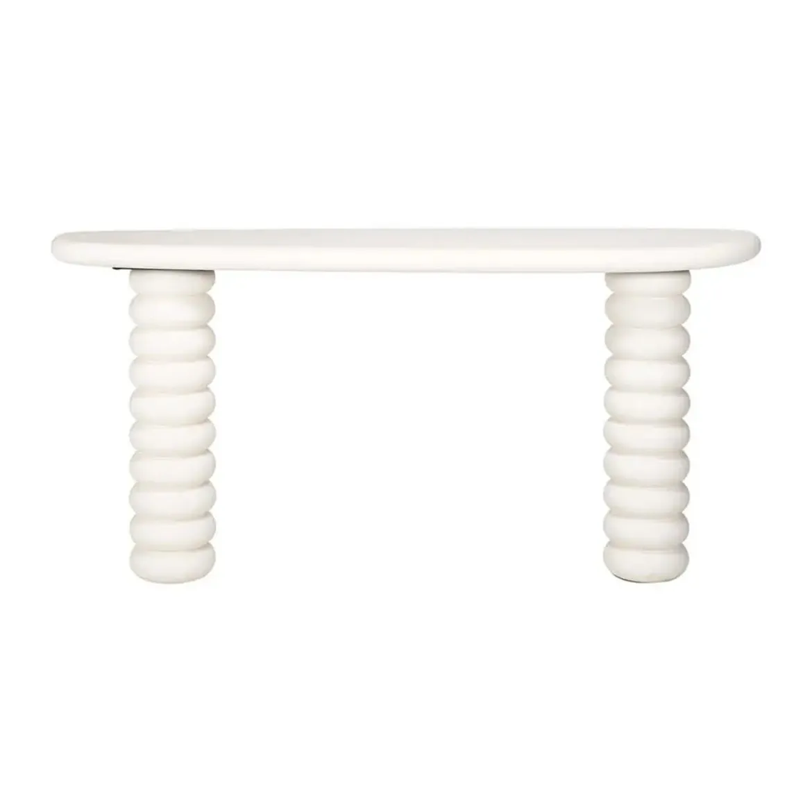 Organische sidetable wit - Richmond Interiors Bloomstone