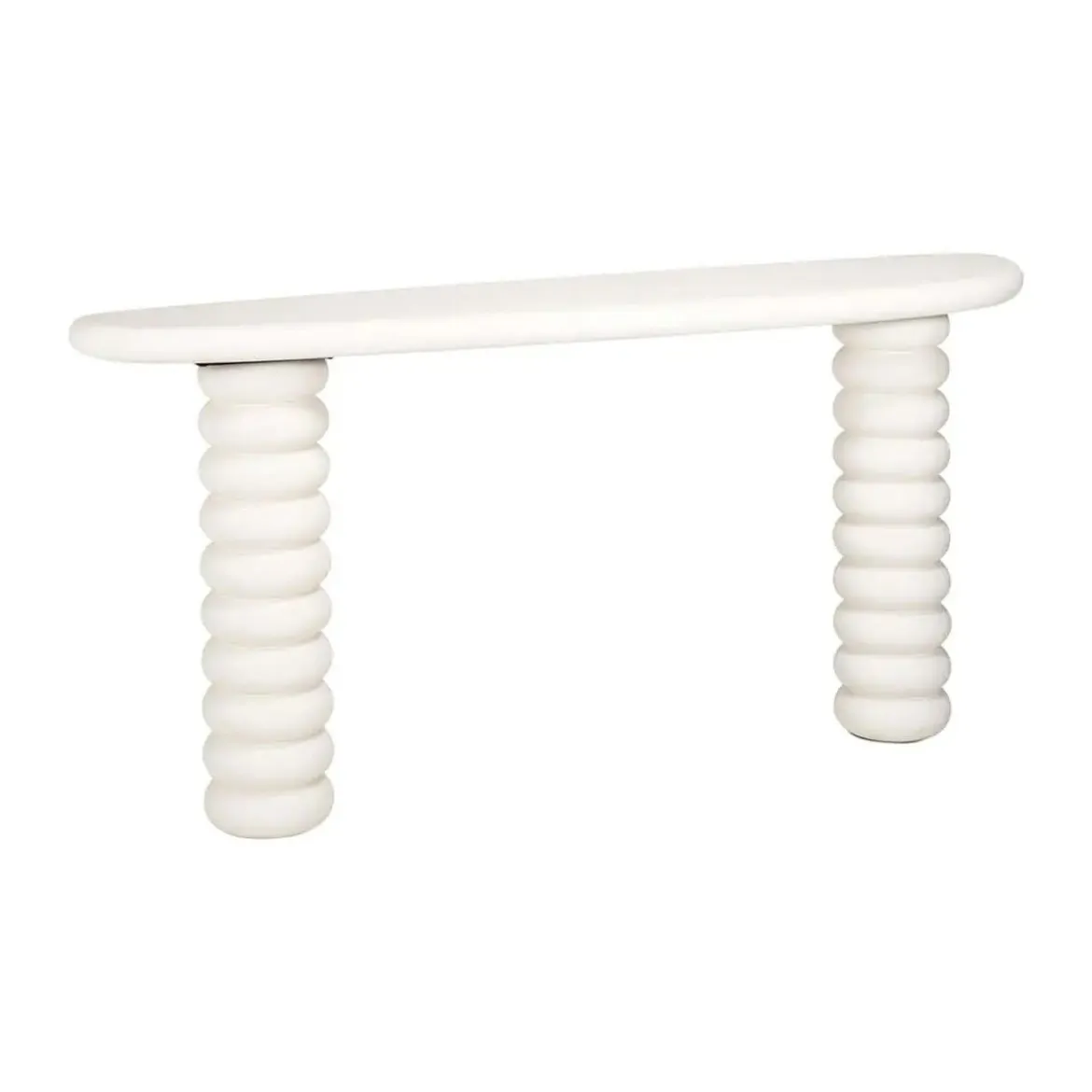 Organische sidetable wit - Richmond Interiors Bloomstone