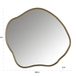 Organische spiegel goud aluminium - Richmond Interiors Allyson