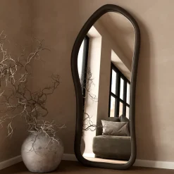 Organische spiegel houten frame - Bodio Meravi