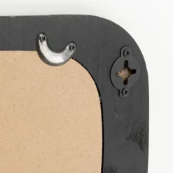 Organische spiegel zwart hout - Kare Design Art Shapes