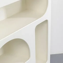 Organische vakkenkast Japandi wit - Kare Design Paco