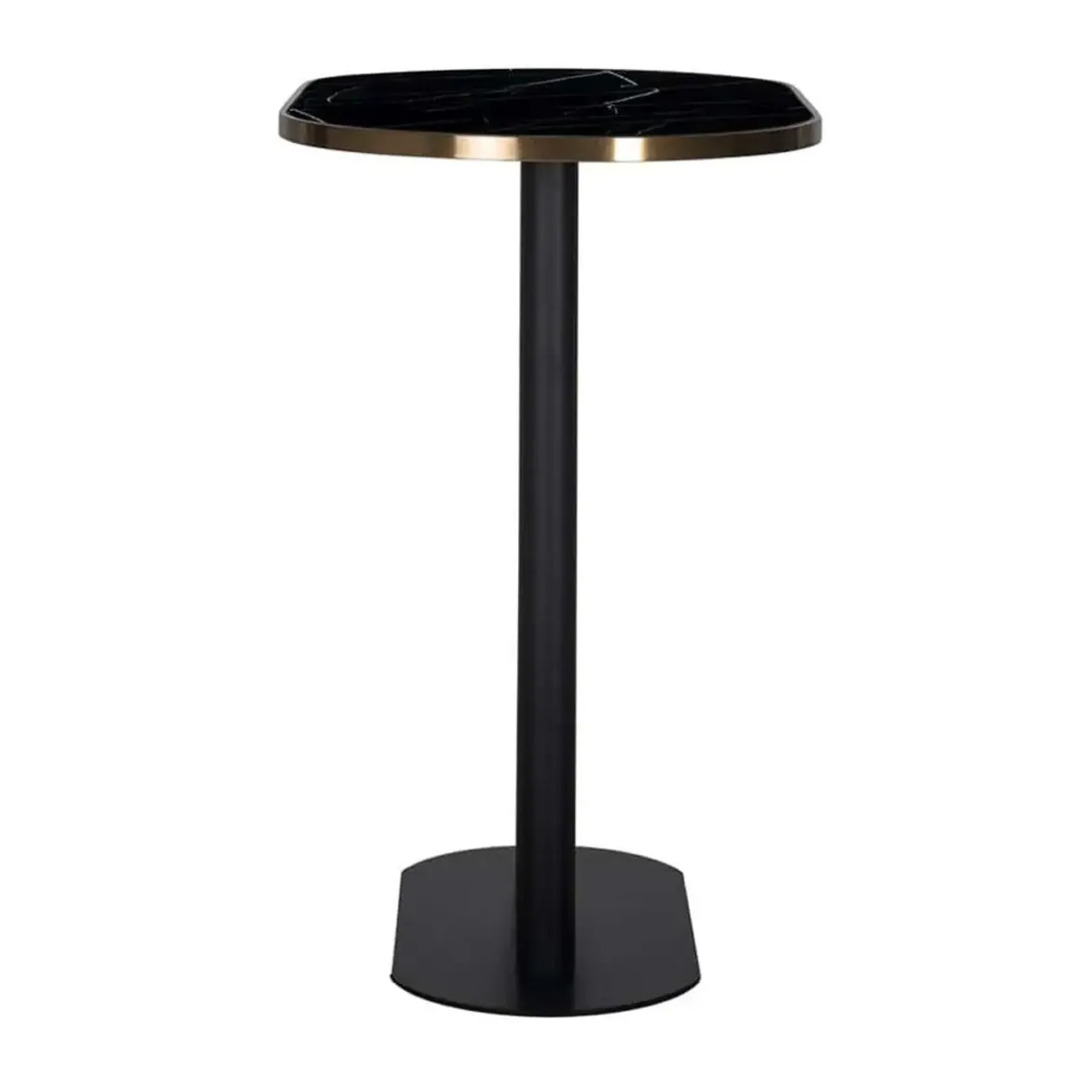 Ovale bartafel zwart marmer - Richmond Interiors Zenza
