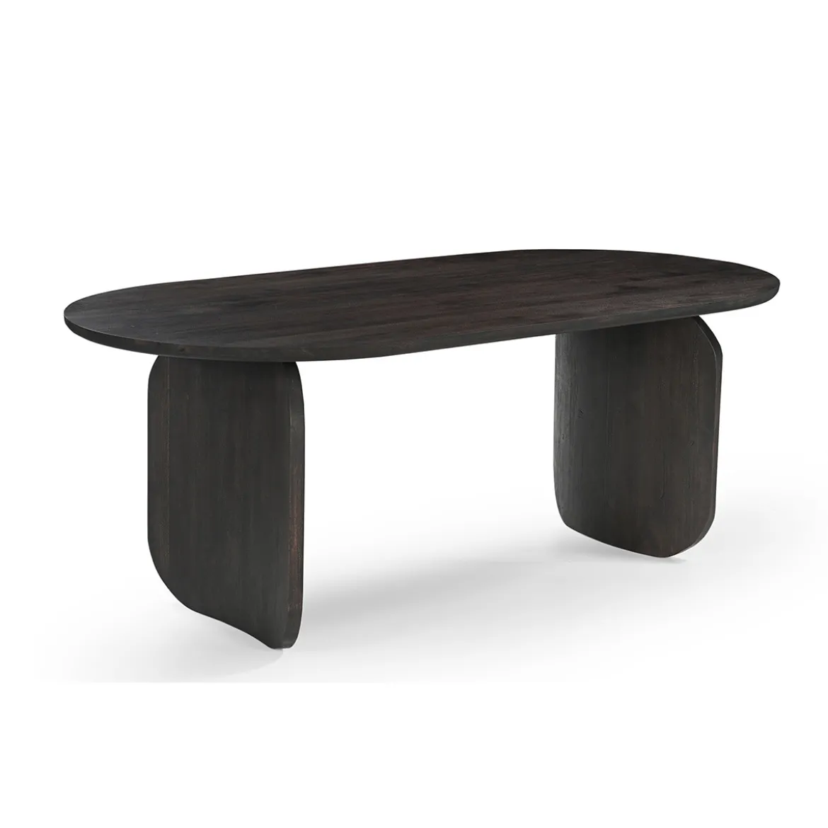 Ovale eettafel met gebogen poot - Bodio Mingle