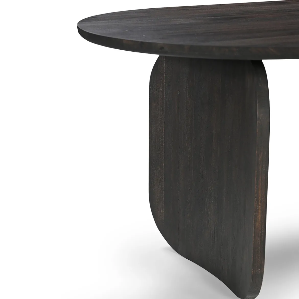 Ovale eettafel met gebogen poot - Bodio Mingle