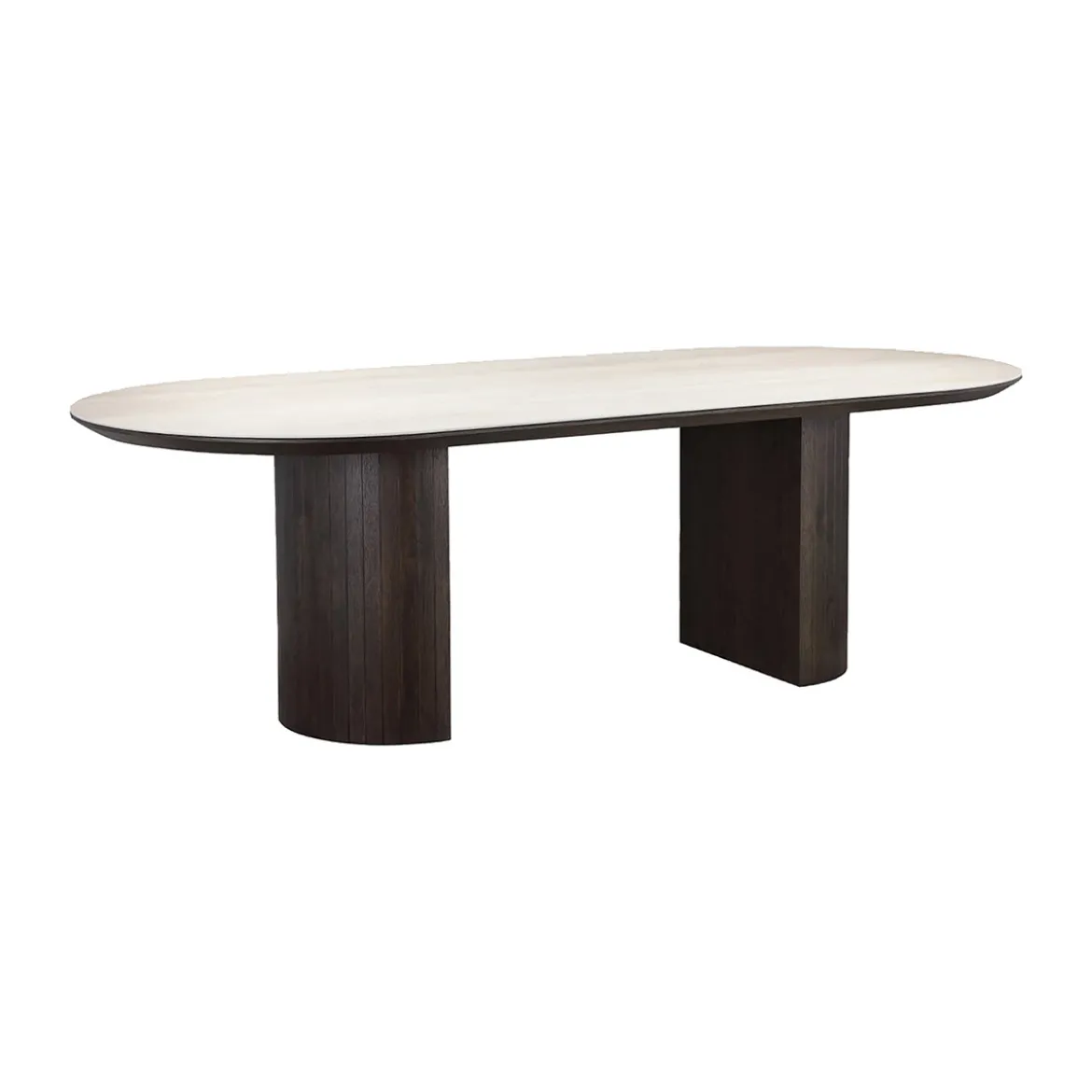 Ovale eettafel travetine eiken - Richmond Interiors Ritz