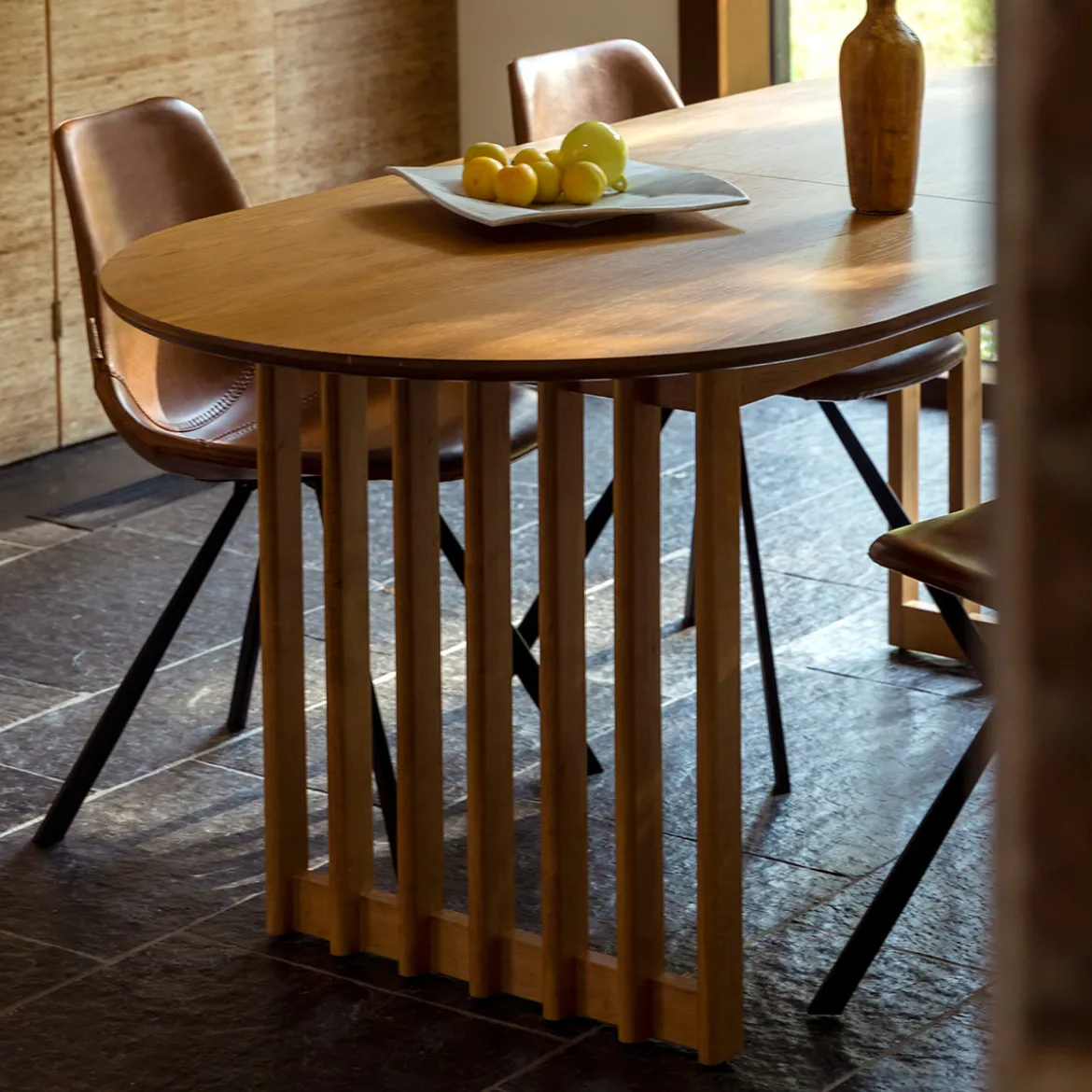 Ovale eettafel uitschuifbaar - Dutchbone Barlet