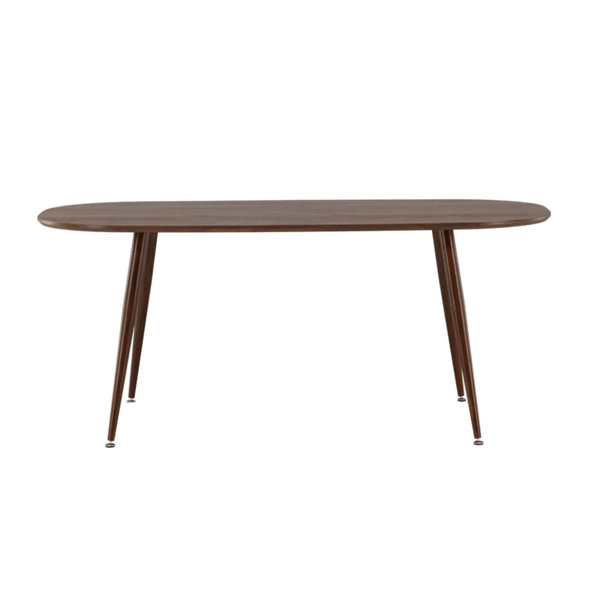 Ovale minimalistische houten eettafel - Lavis Sanford