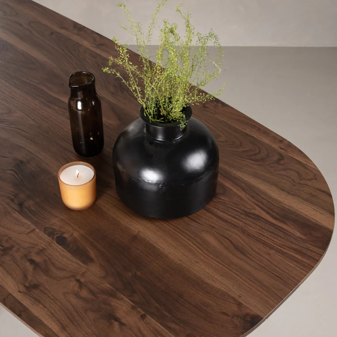 Ovale minimalistische houten eettafel - Lavis Sanford
