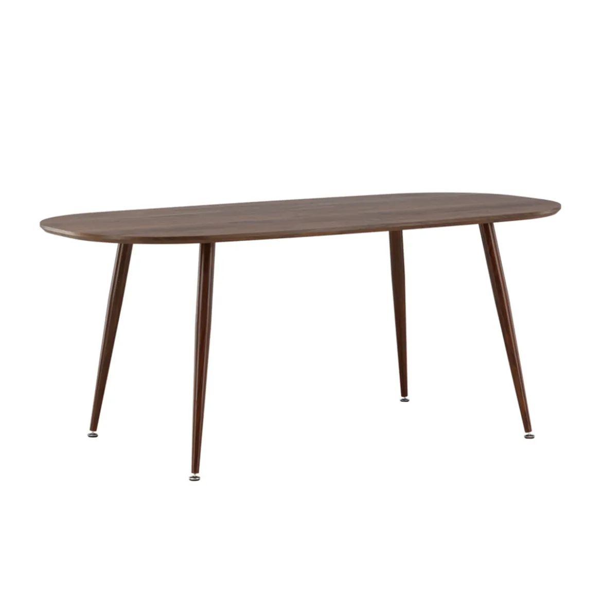 Ovale minimalistische houten eettafel - Lavis Sanford