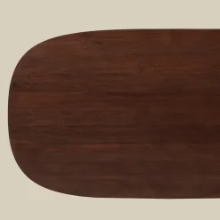 Ovalen mango houten eettafel - Bodio Porto