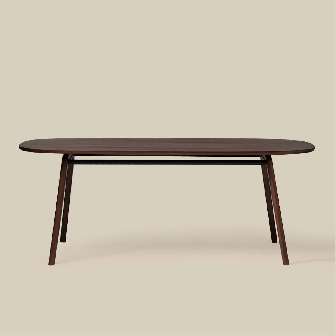 Ovalen mango houten eettafel - Bodio Porto