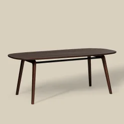 Ovalen mango houten eettafel - Bodio Porto