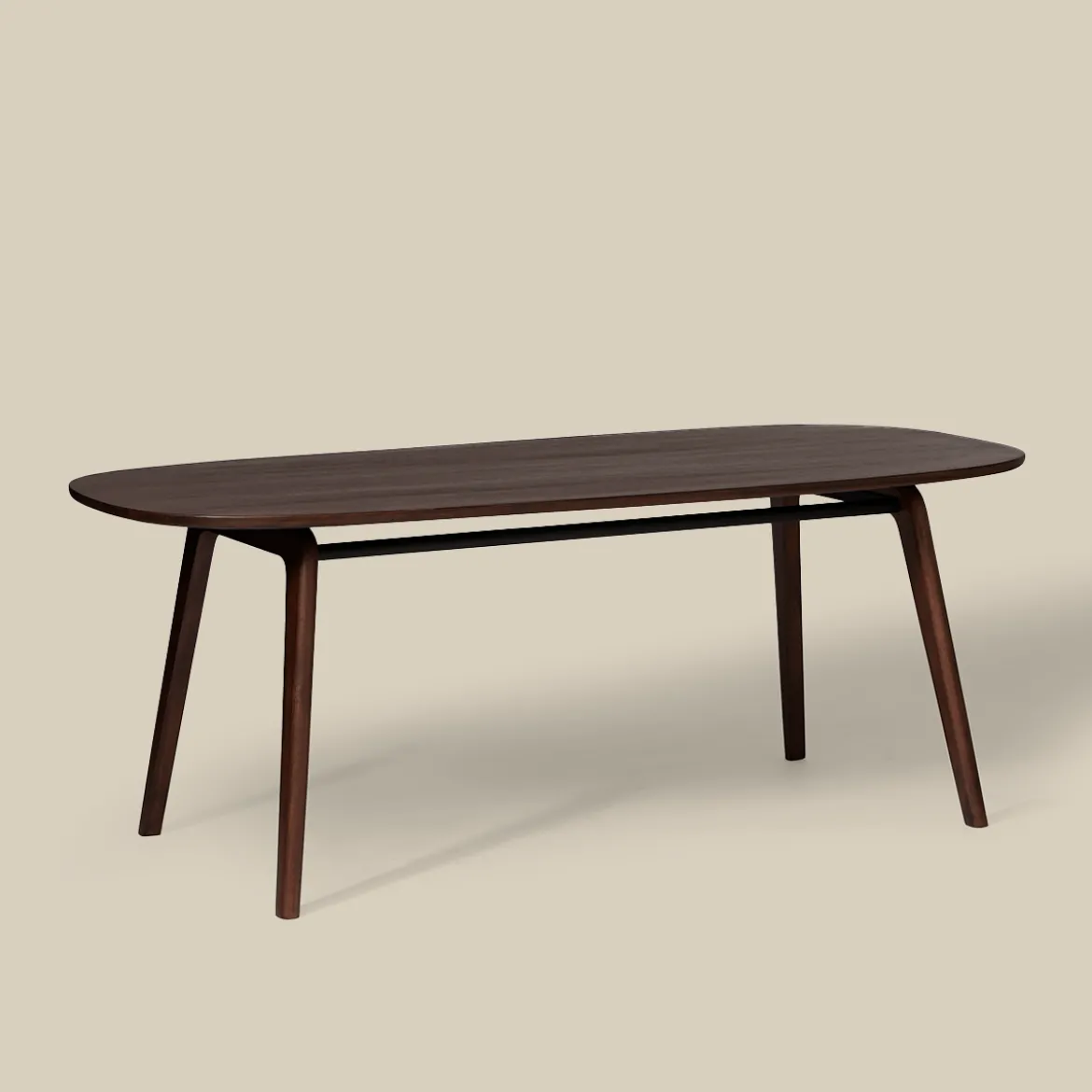 Ovalen mango houten eettafel - Bodio Porto