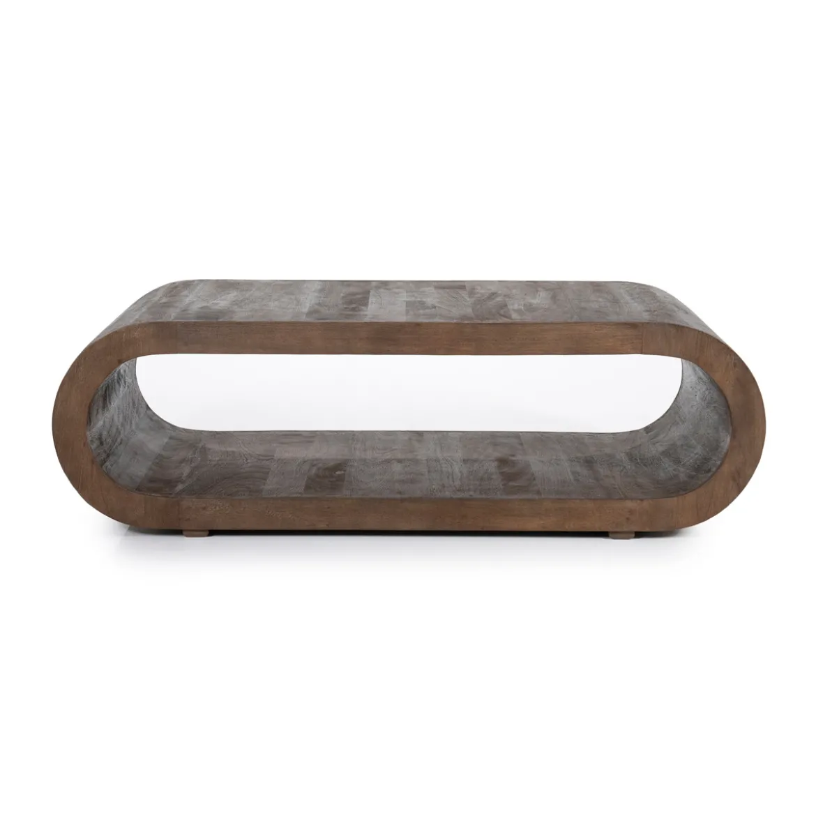 Ovale salontafel gebogen hout - By-Boo Elora