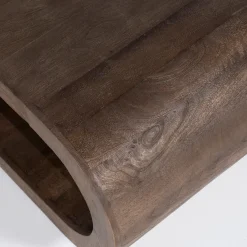Ovale salontafel gebogen hout - By-Boo Elora