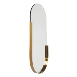 Ovale spiegel met messing rand - Kare Design Hipster