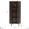 Ovale wandkast - Richmond Interiors Luxor