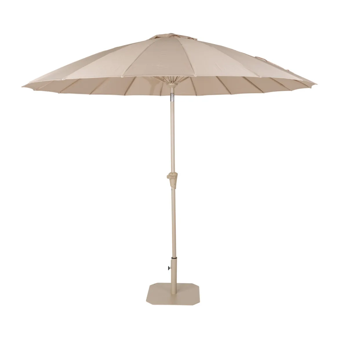 Parasol 250 cm inclusief voet - Zuiver Sunshine