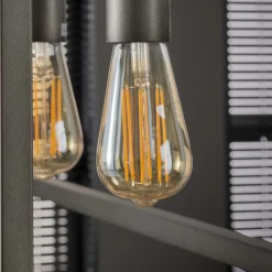 Peervormige kooldraad LED-lamp - Santa Rustiek ST64