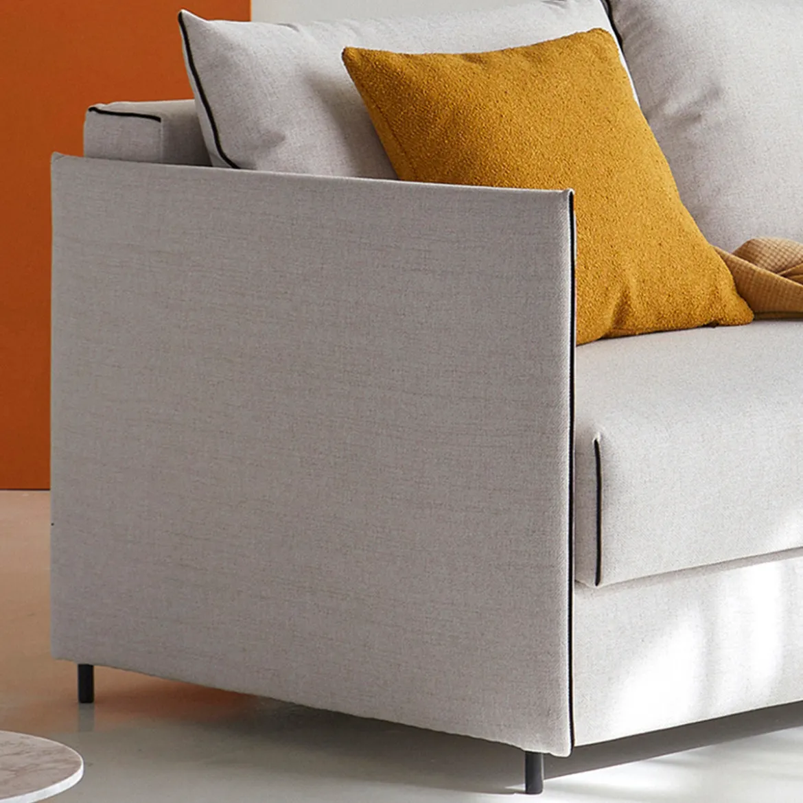 2-persoons slaapbank smalle armleuning - Innovation Living Luoma