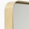 Rechthoekige spiegel messing 120 cm - Kare Design Curve