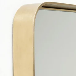 Rechthoekige spiegel messing 120 cm - Kare Design Curve