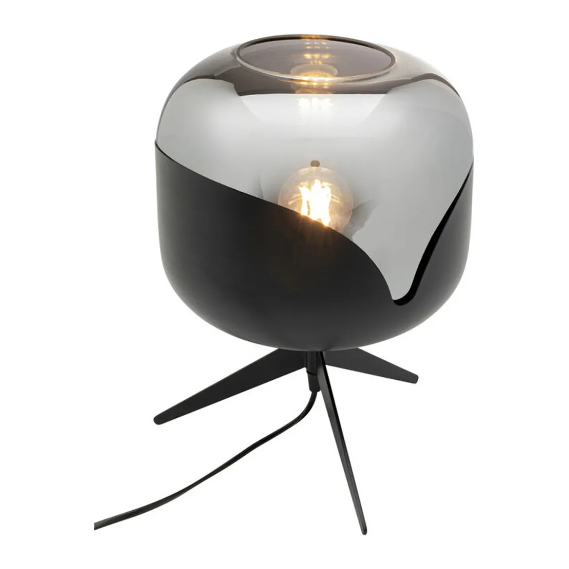 Retro design tafellamp mat zwart - Kare Design Goblet Smoke