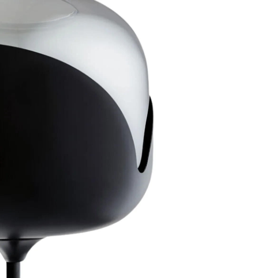 Retro design vloerlamp mat zwart - Kare Design Goblet Smoke