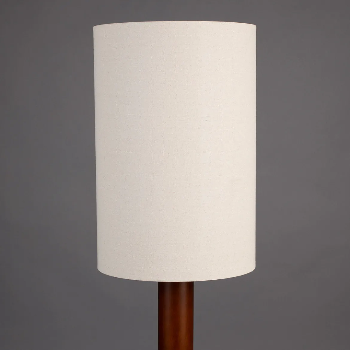 Retro design vloerlamp walnoot - Dutchbone Jones