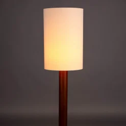 Retro design vloerlamp walnoot - Dutchbone Jones