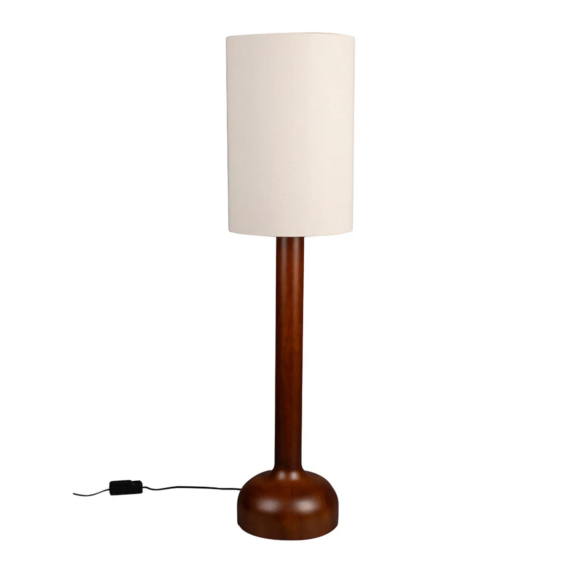 Retro design vloerlamp walnoot - Dutchbone Jones