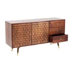 Retro dressoir mangohout goud - Kare Design Muskat